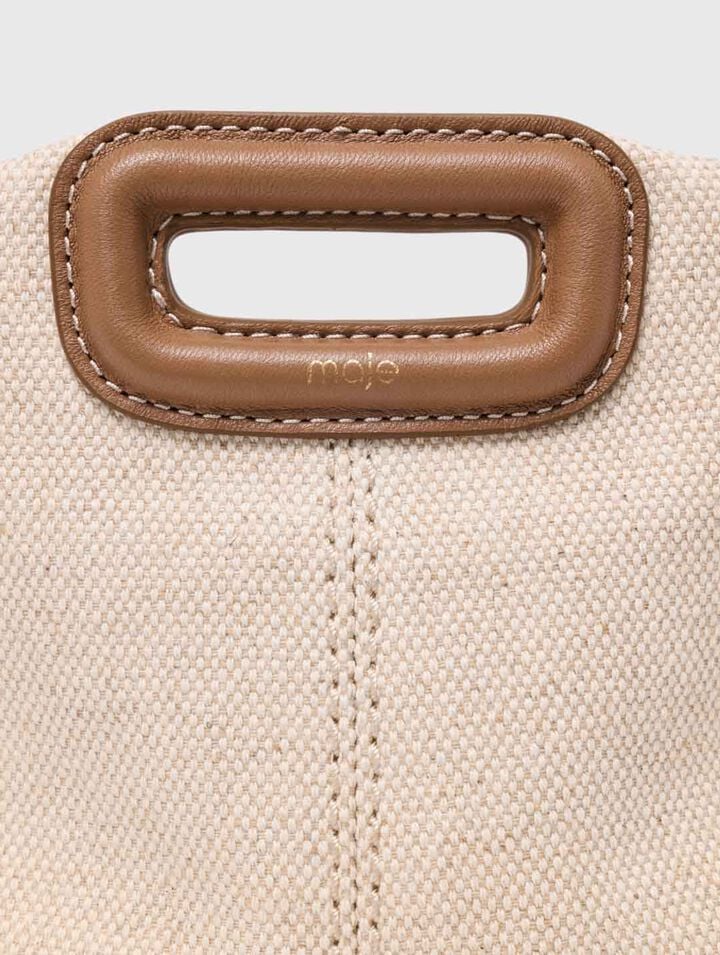Borsa Miss M mini in tela e pelle