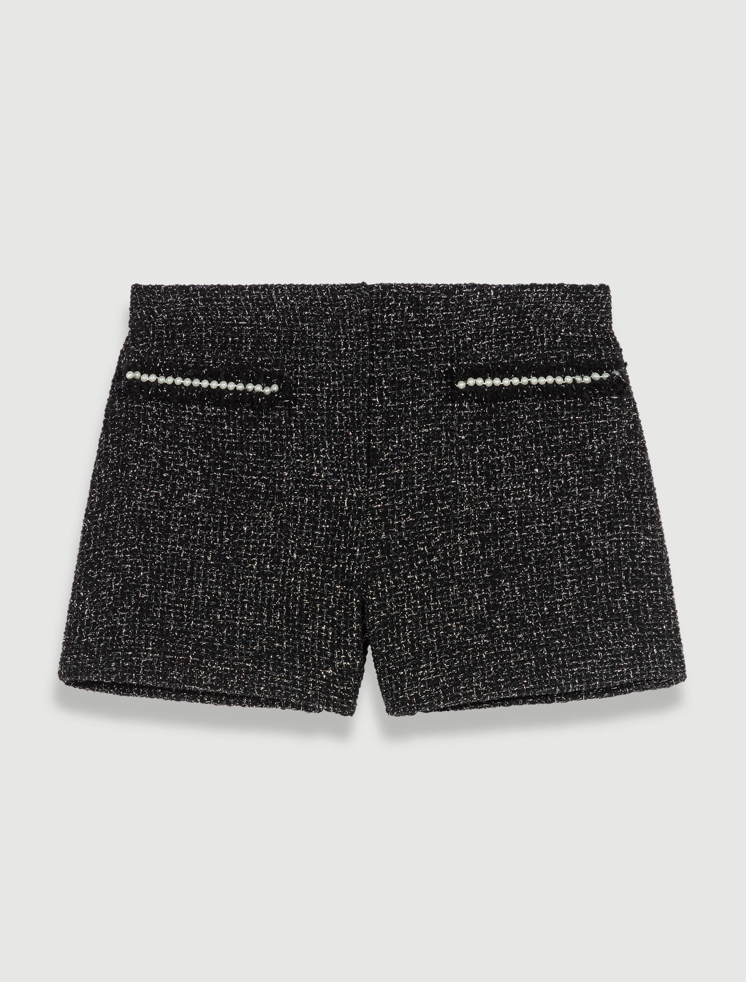 Shorts in tweed glitterato