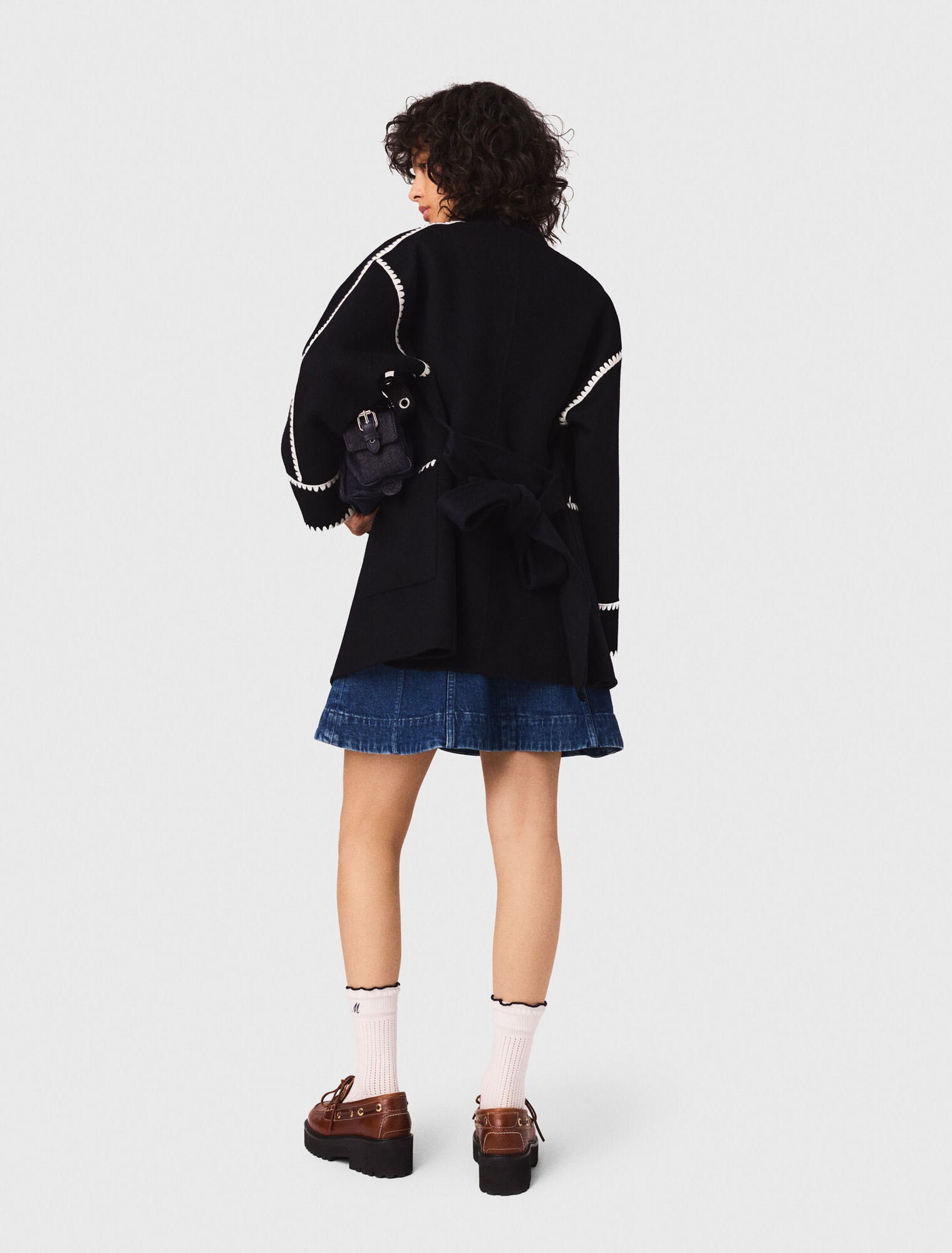 Cappotto corto double face