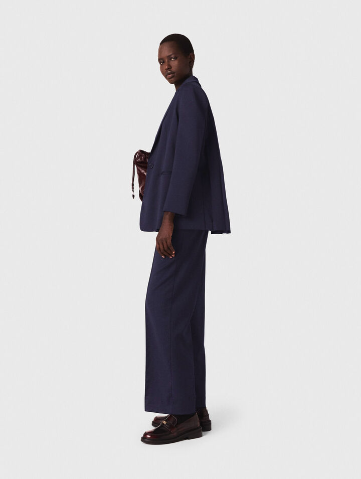 Giacca tailleur retro plissettato