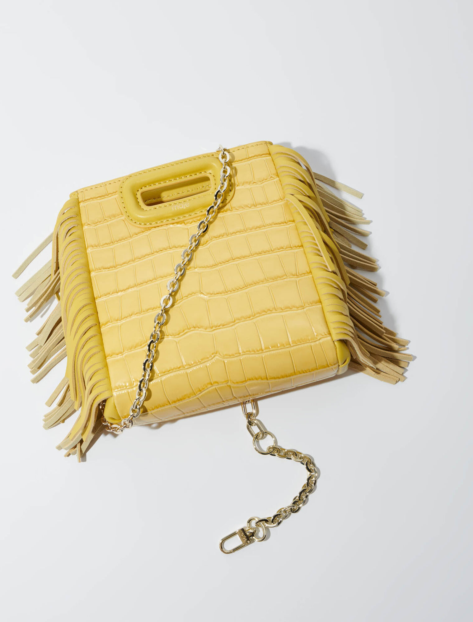 Borsa M Mini in pelle di coccodrillo