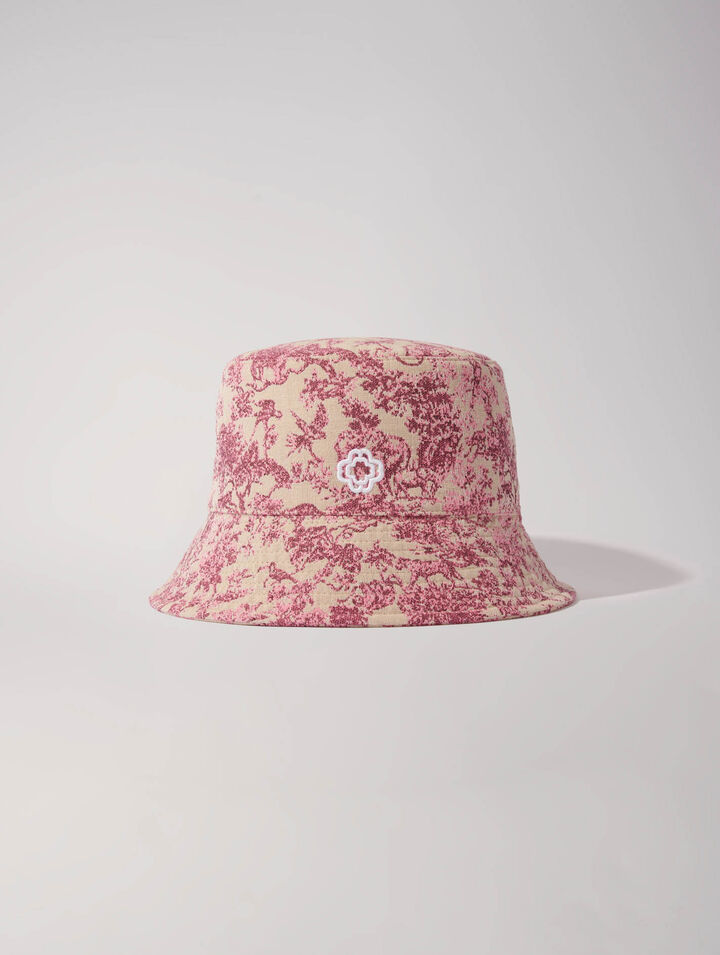Cappello bucket in cotone stampato