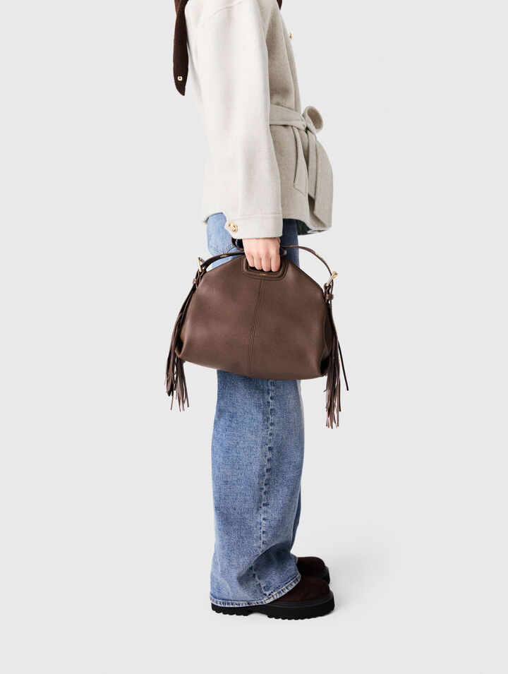 Borsa Miss M in pelle martellata
