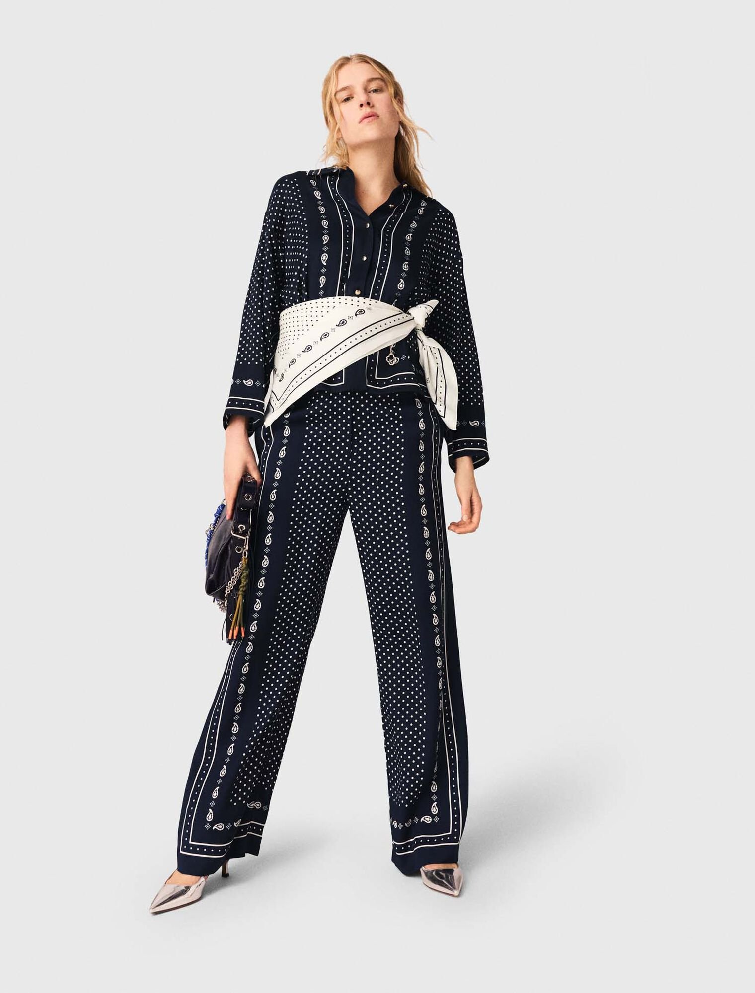 Pantaloni fluidi stampati