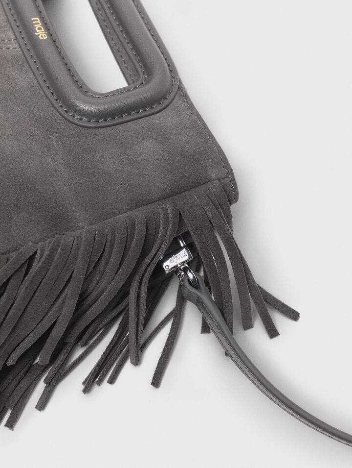 Borsa M in pelle scamosciata