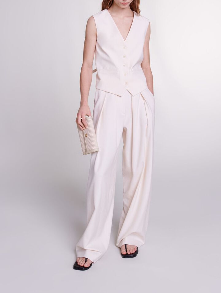 Pantaloni da tailleur larghi