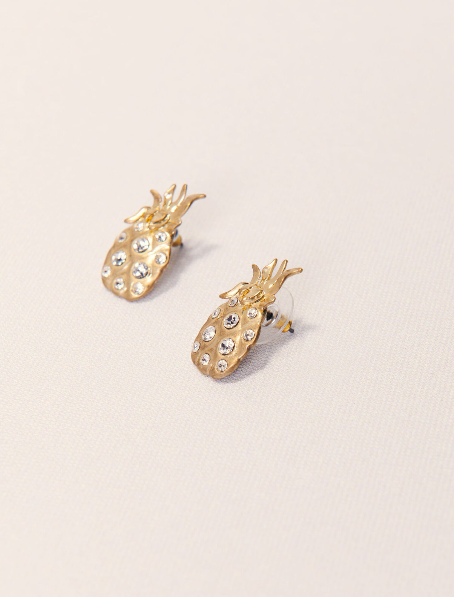 Orecchini con ananas glitterati