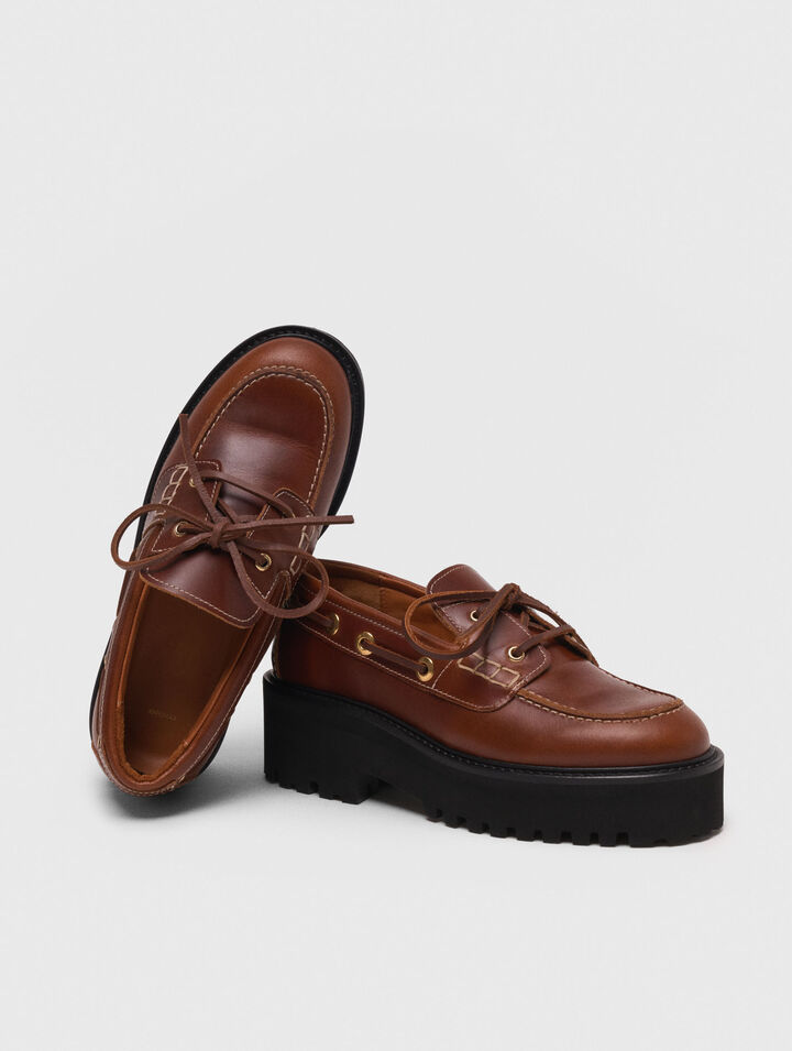 Mocassino da barca suola chunky
