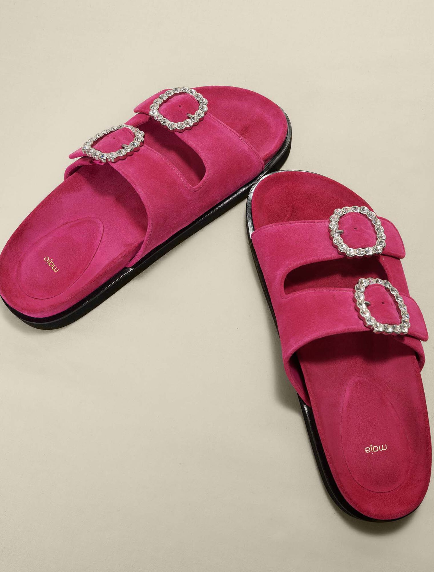 Sandali con plateau e strass