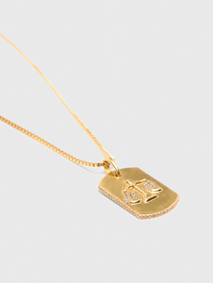 Collana con segno zodiacale