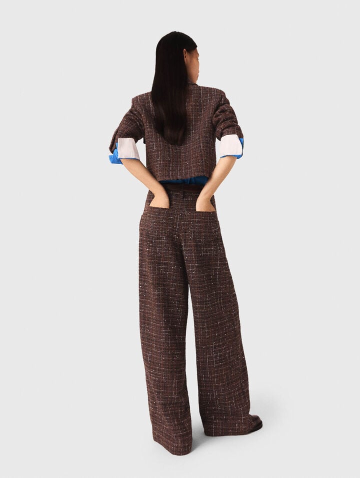 Pantaloni in tweed