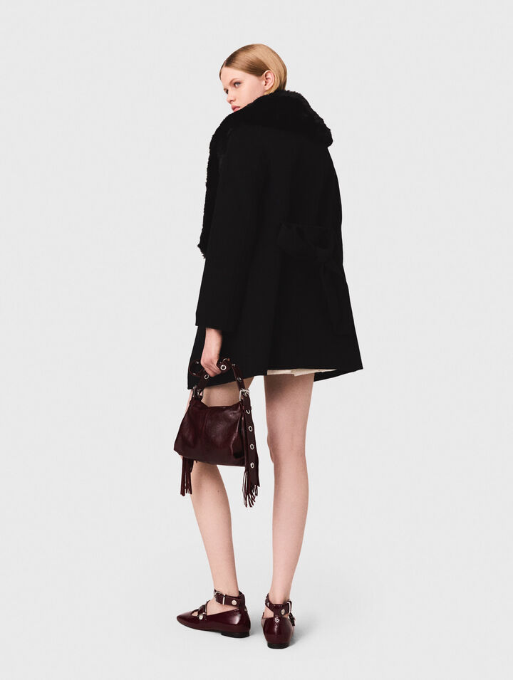 Cappotto double face medio lungo