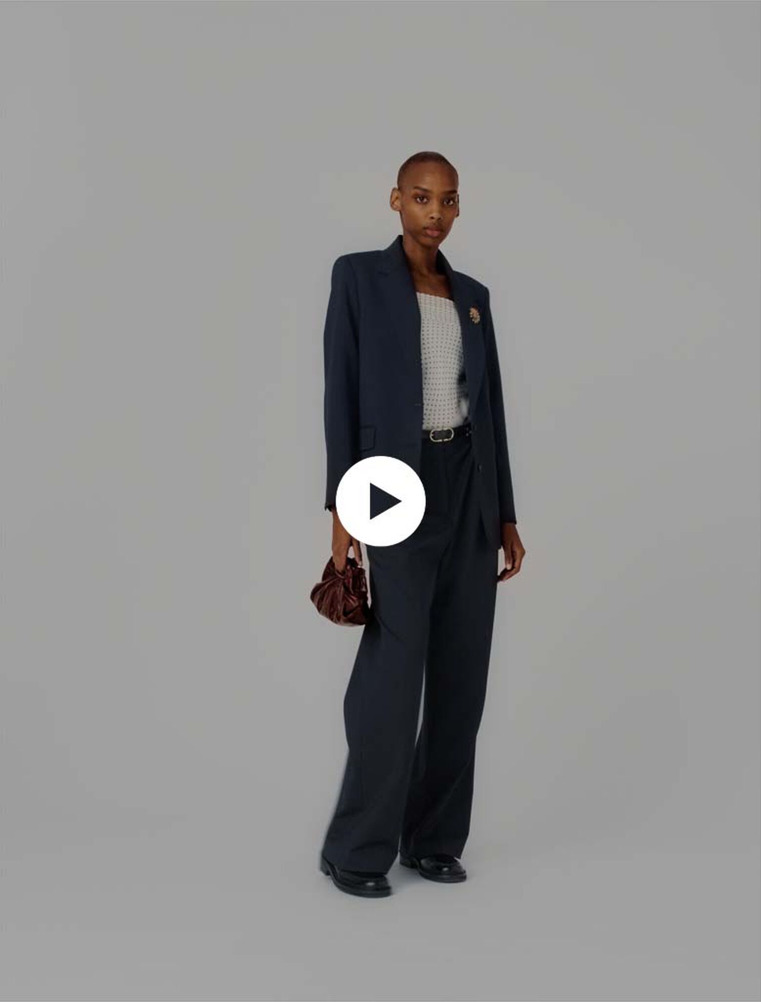 Giacca da tailleur a righe