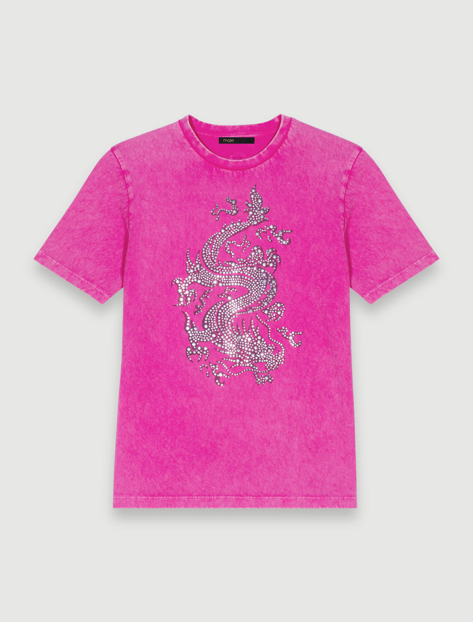 T-shirt con strass