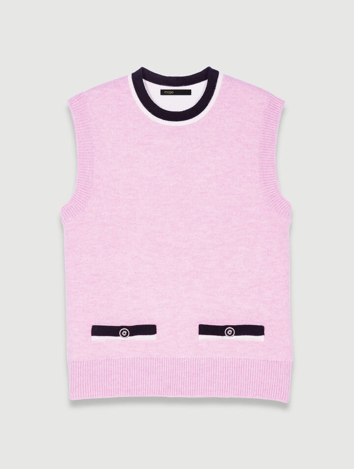 Maglia senza maniche