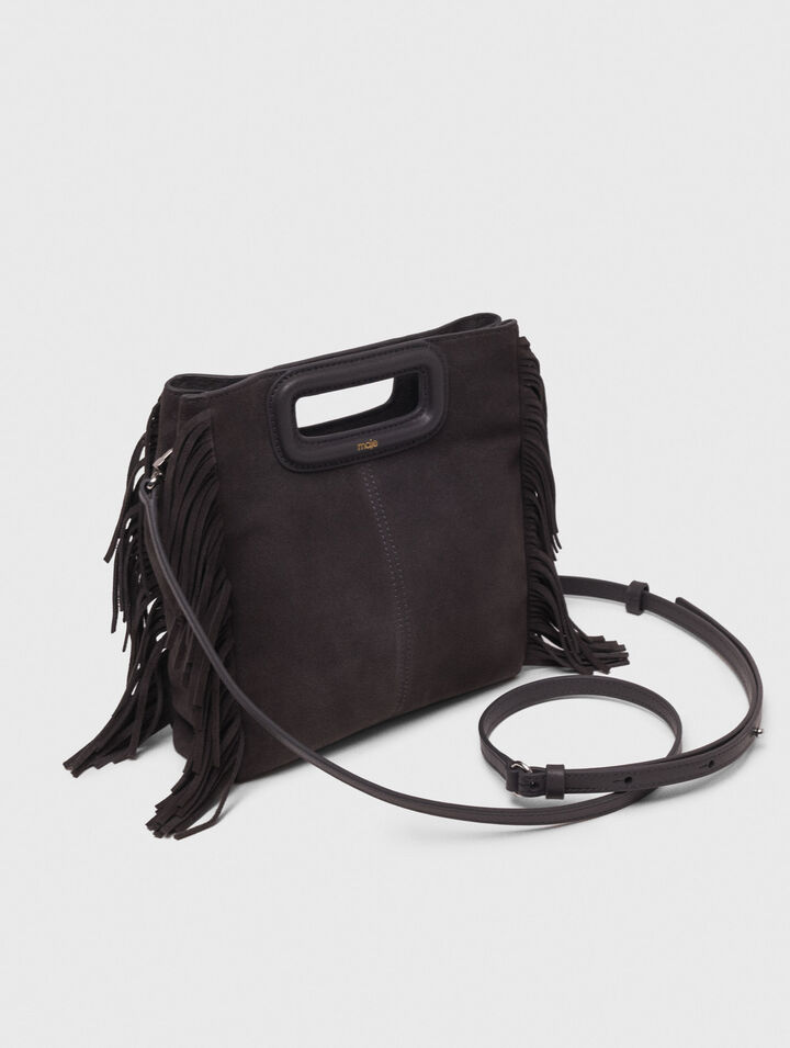 Borsa M in pelle scamosciata