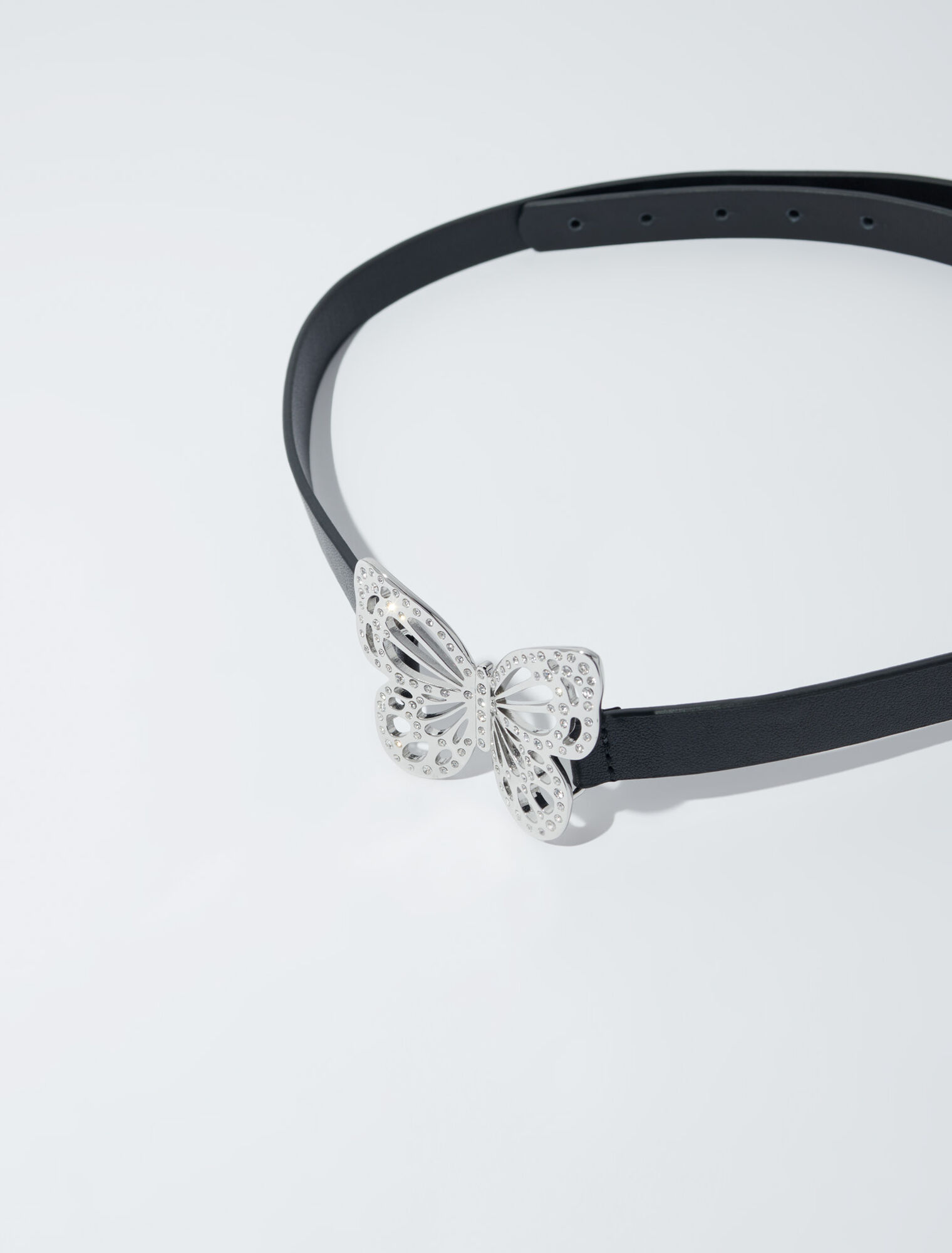 Cintura con strass e farfalle