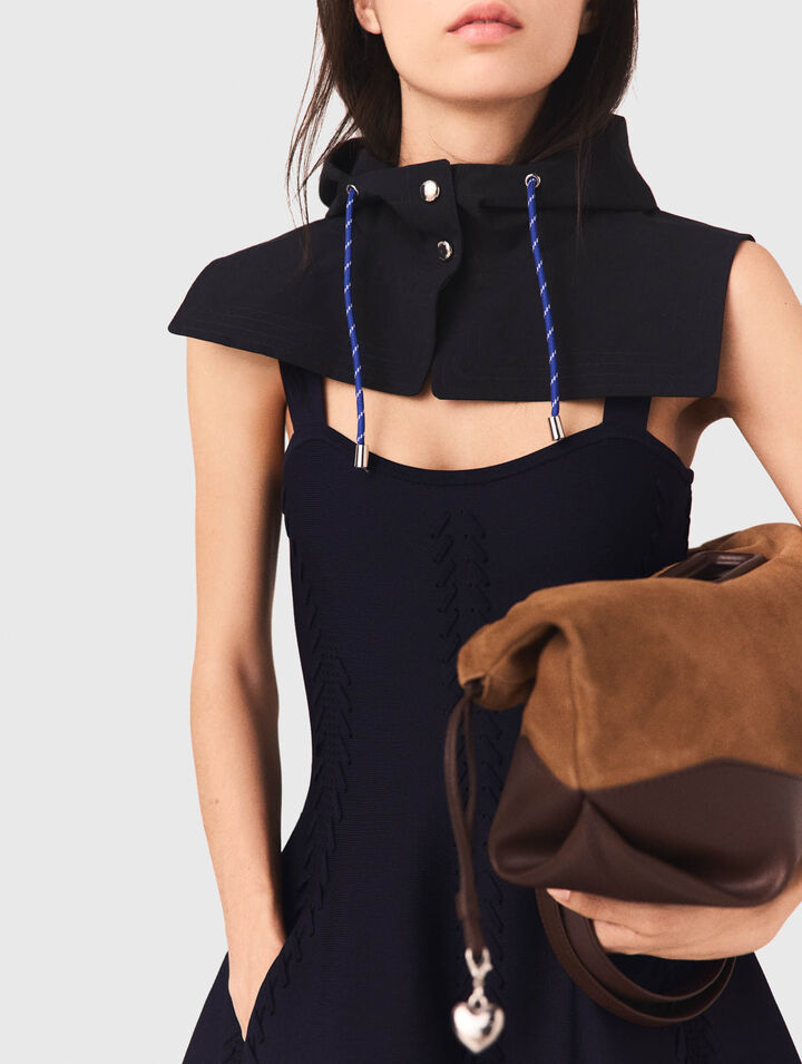 Abito skater corto in maglia