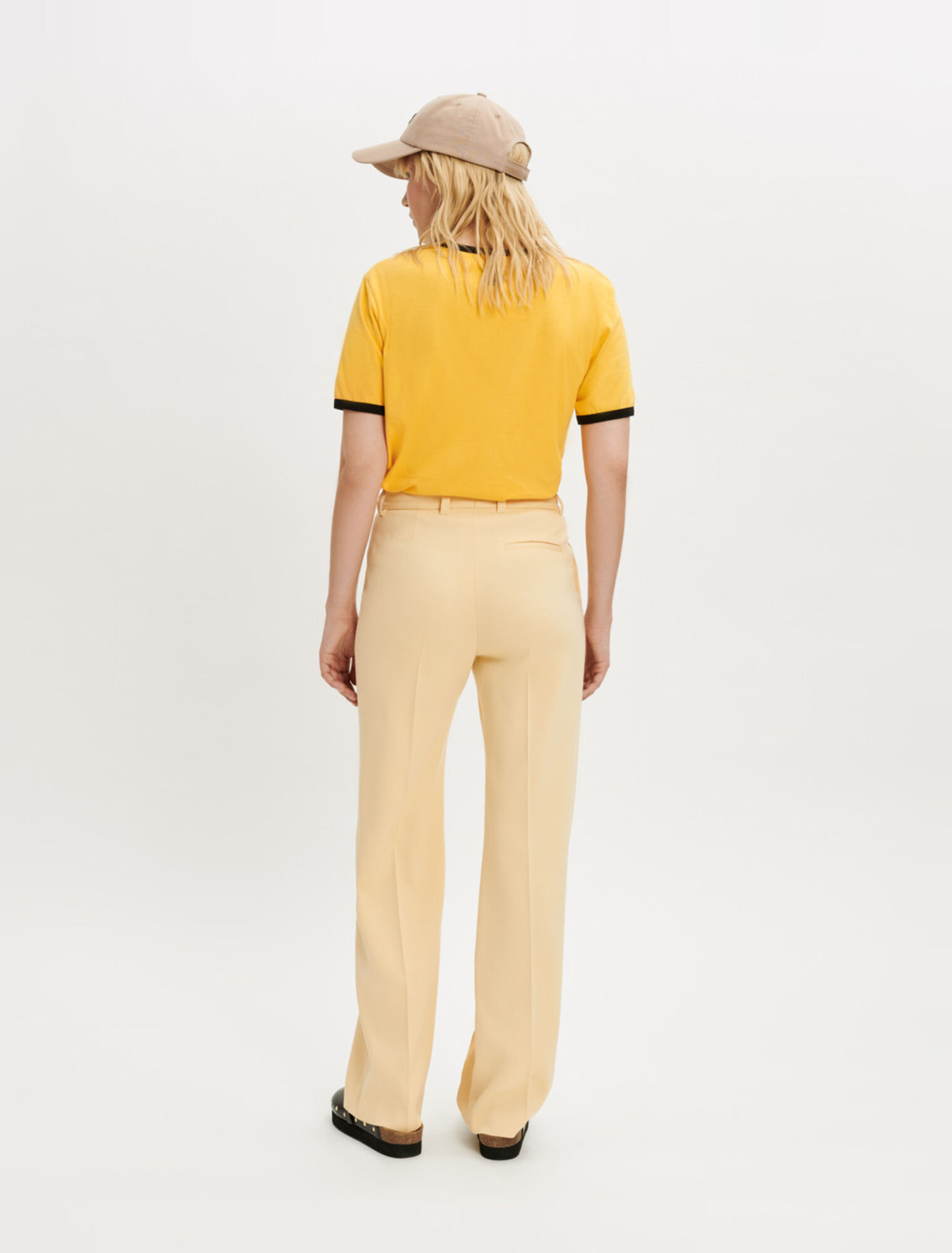 Pantaloni sartoriali a gamba dritta