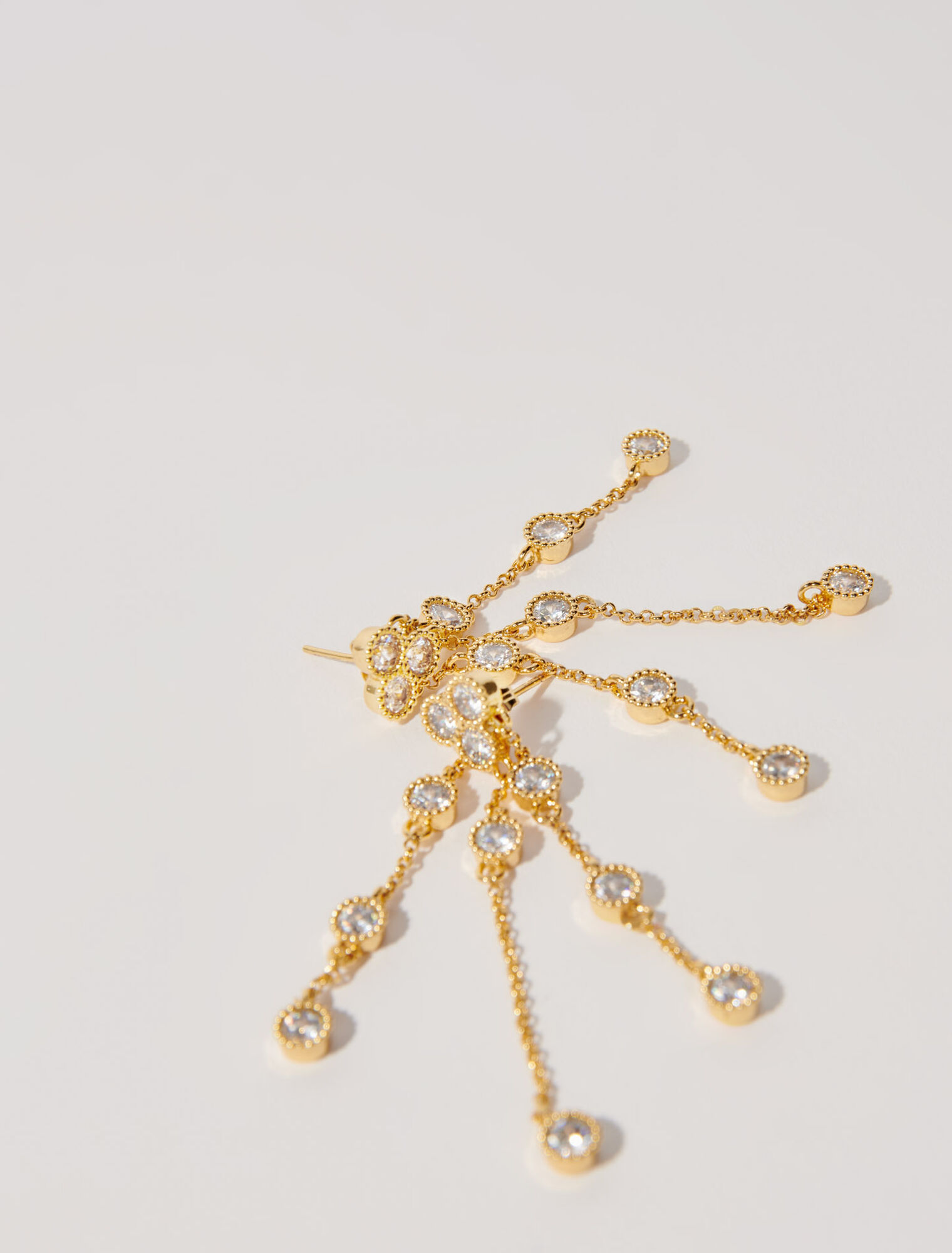 Orecchini in ottone riciclato dorato
