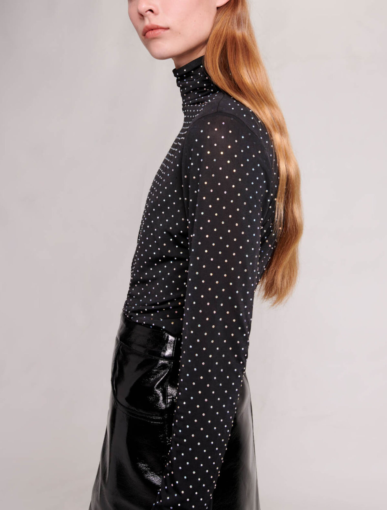 Top con strass