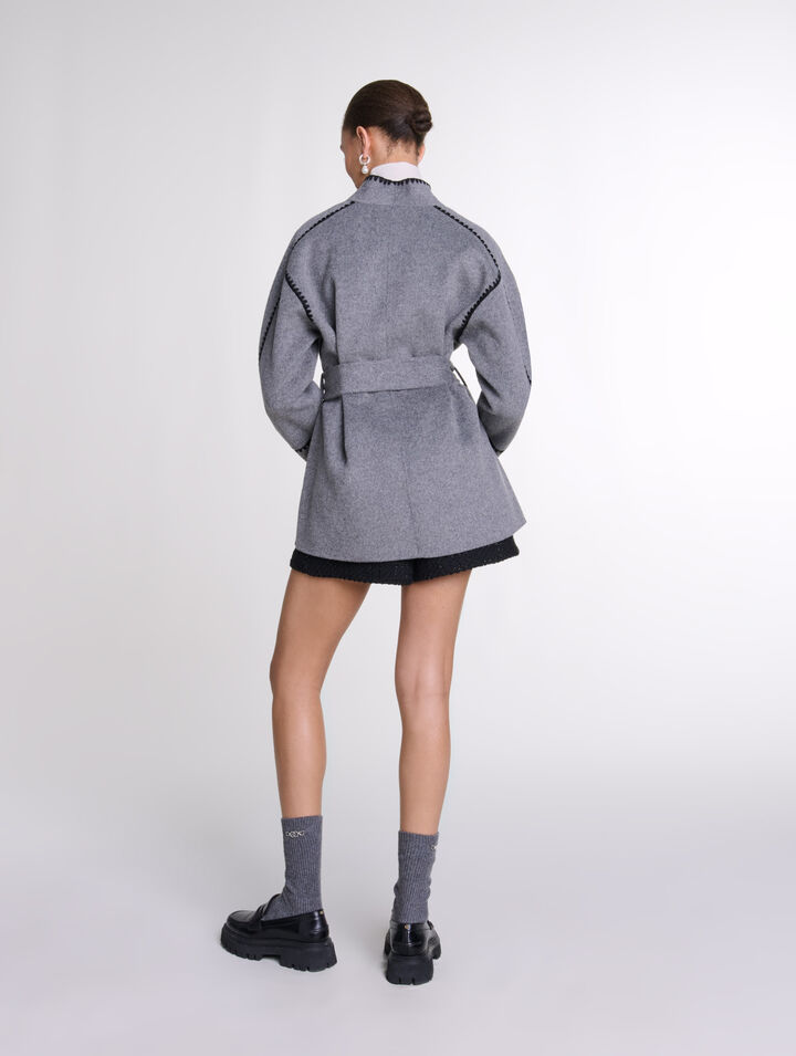 Cappotto corto double face