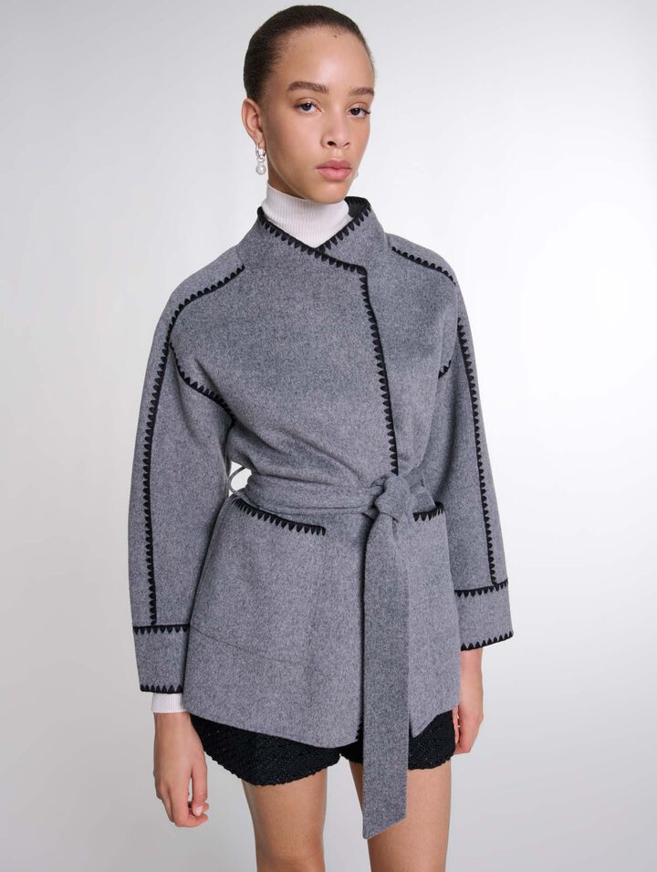 Cappotto corto double face
