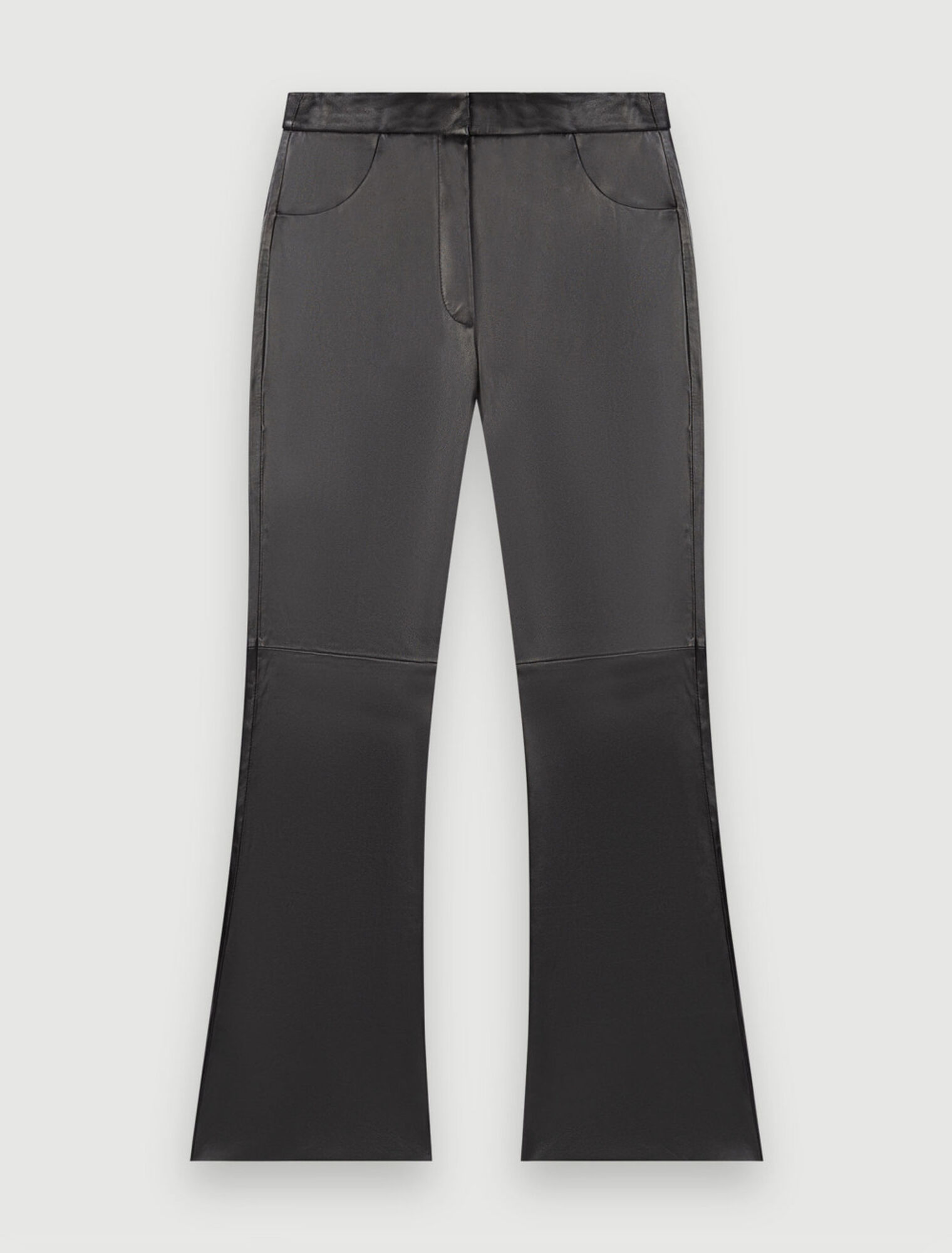 Pantaloni in pelle nera