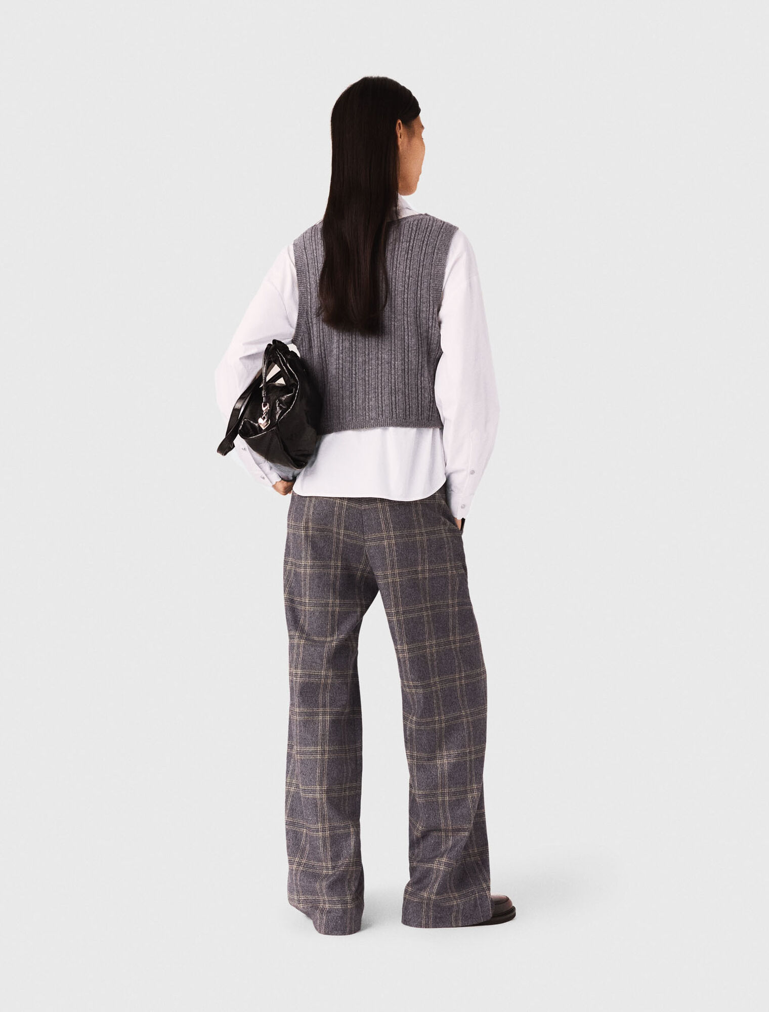 Top in maglia con camicia rimovibile