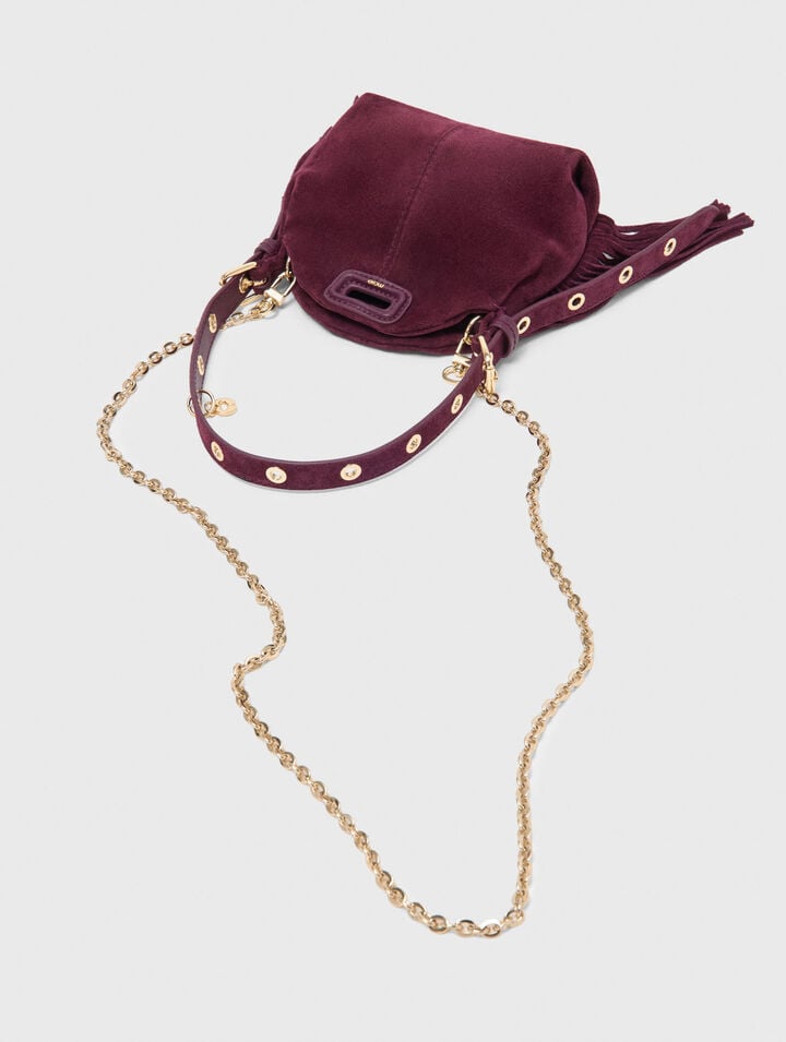 Borsa Miss M micro in camoscio
