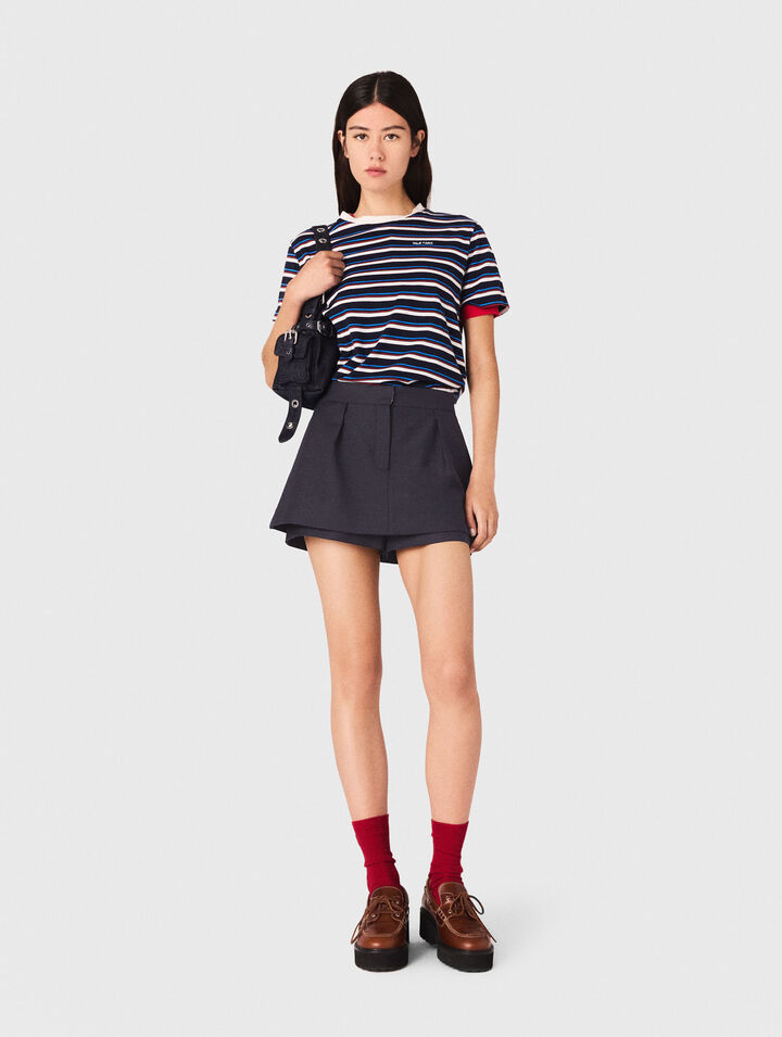 Shorts trompe l'oeil