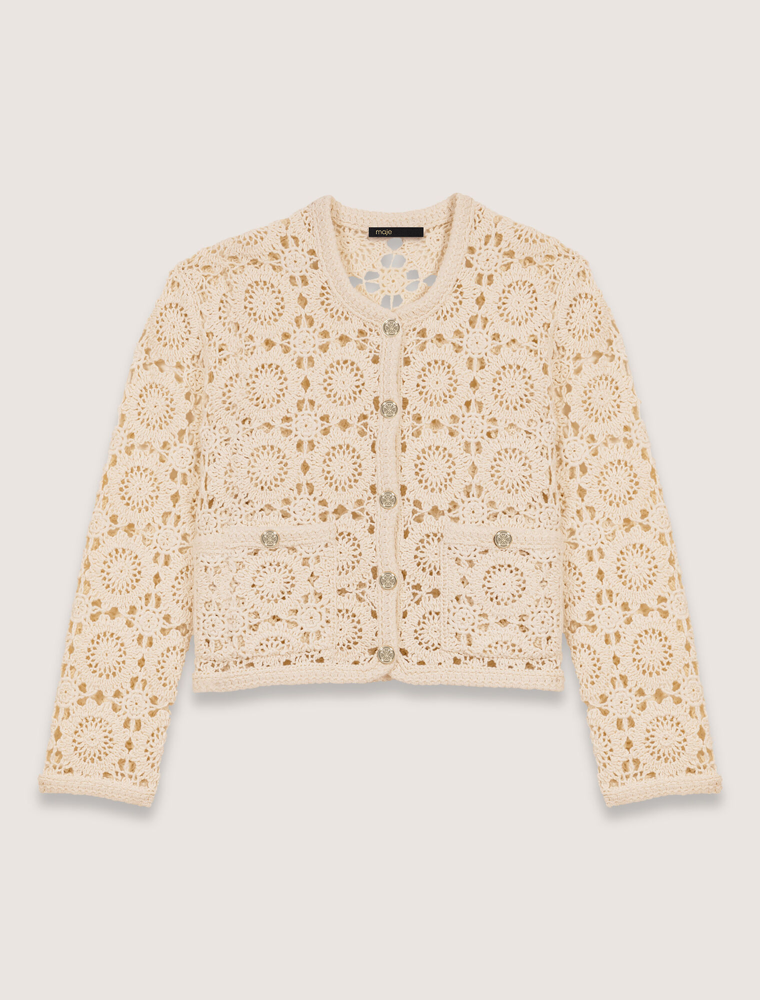 Cardigan corto in crochet
