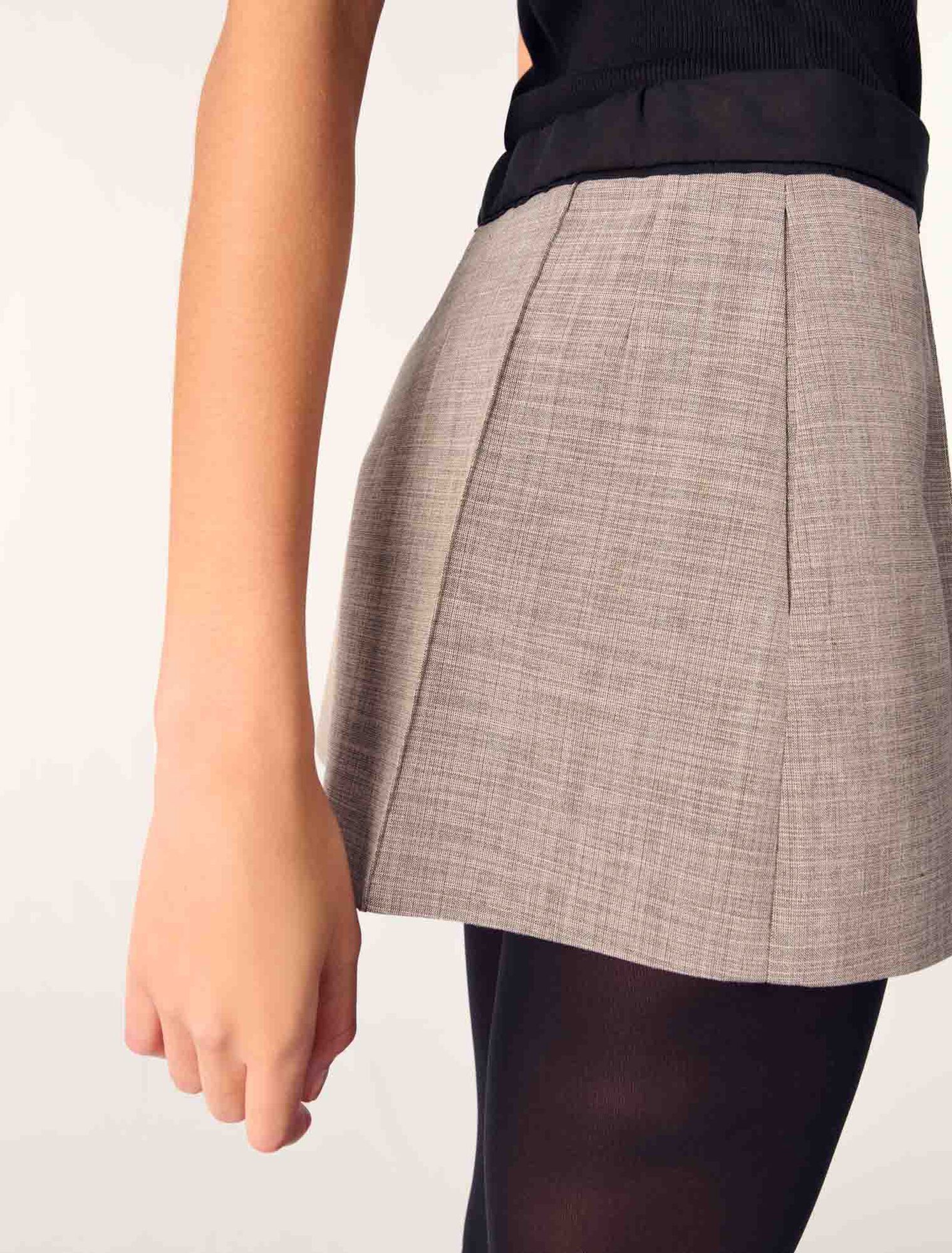 Shorts da tailleur con pinces