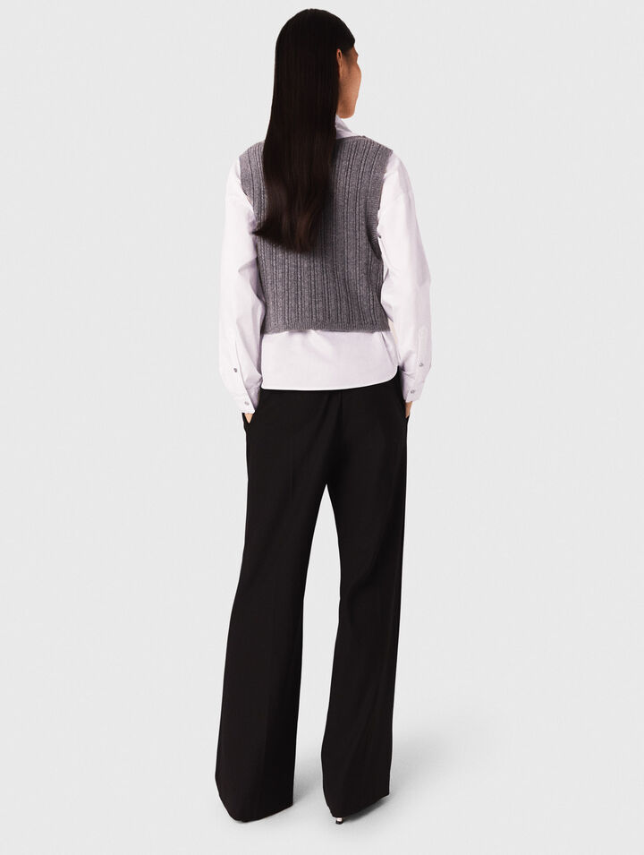 Pantaloni larghi da completo