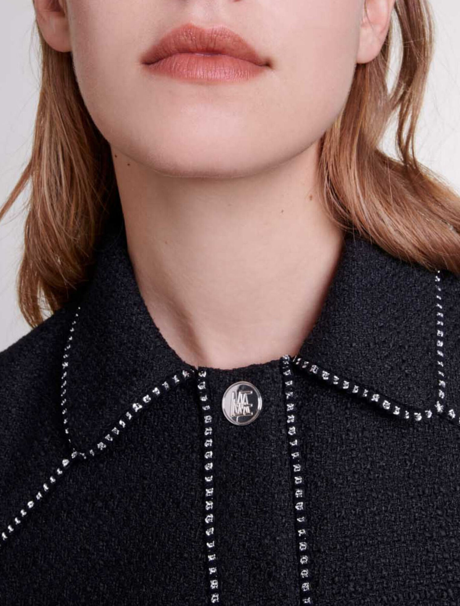 Abito corto in tweed