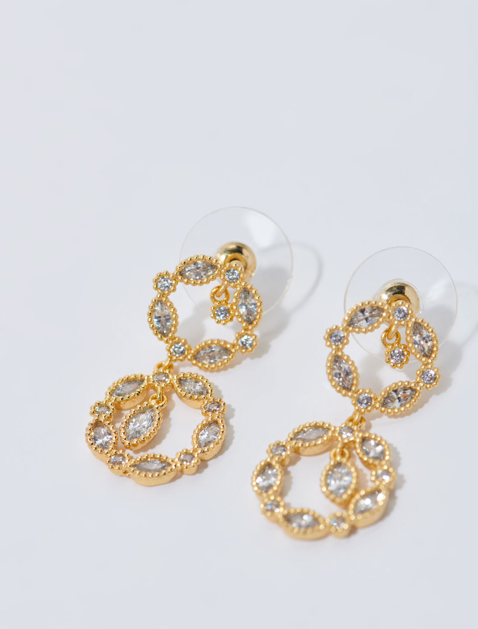 Orecchini pendenti con strass
