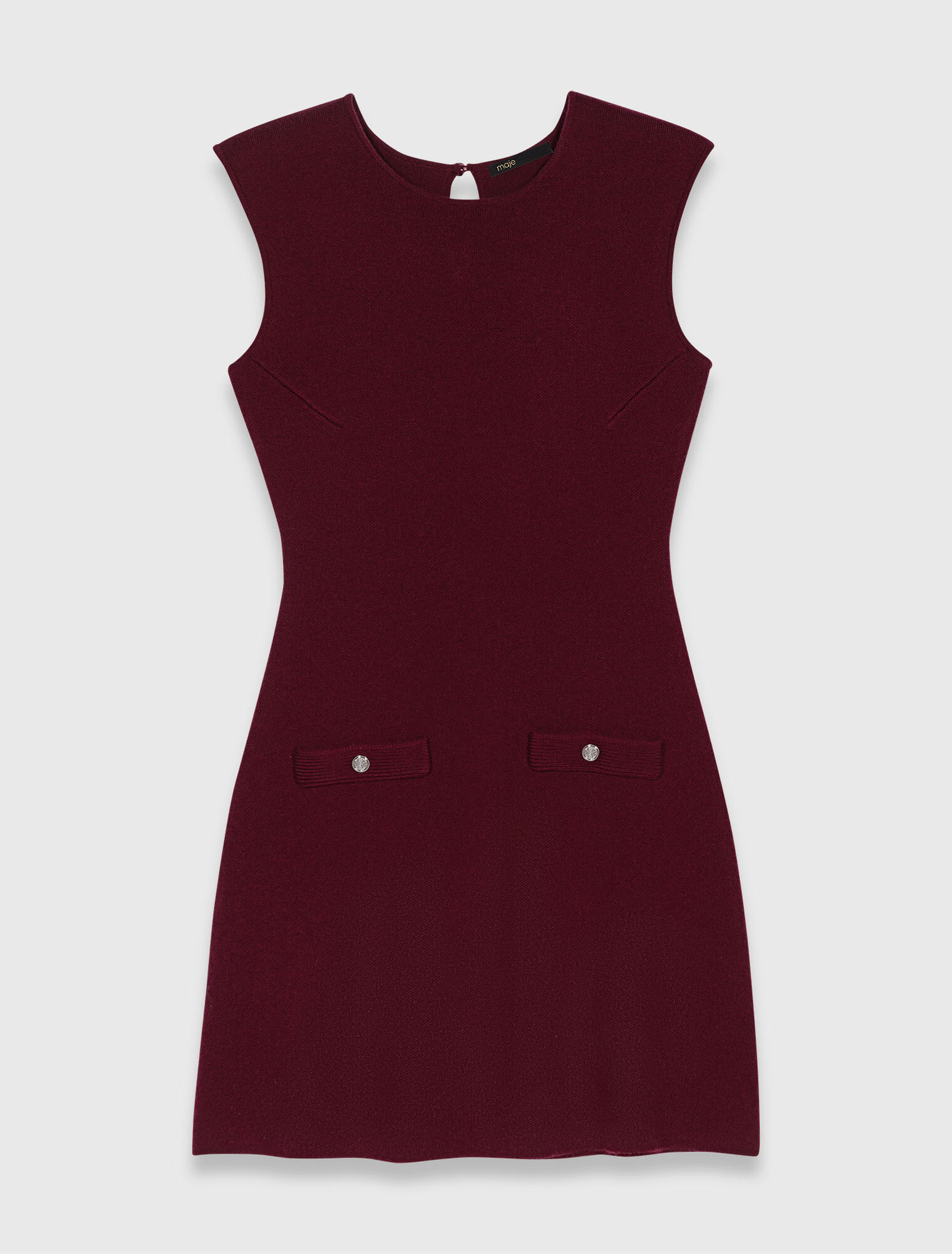 Abito in maglia con pull removibile