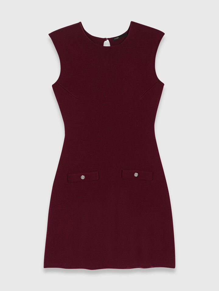 Abito in maglia con pull removibile