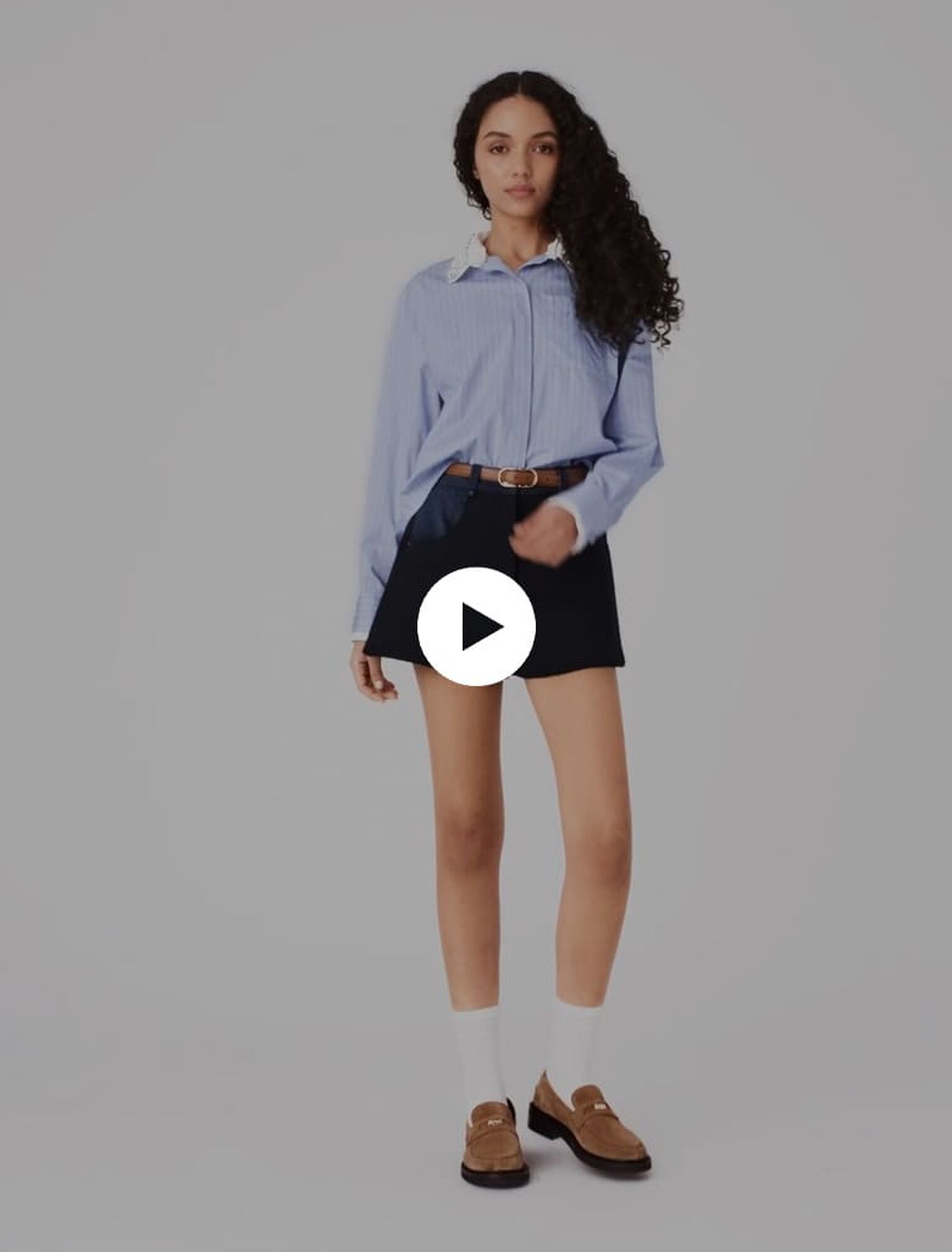 Camicia collo gioiello rimovibile