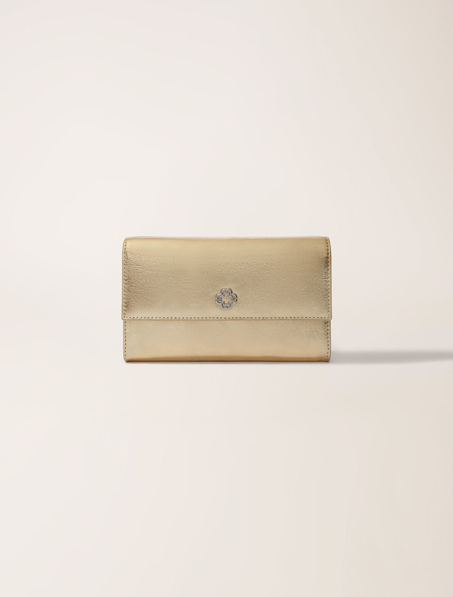 Pochette con catena in pelle