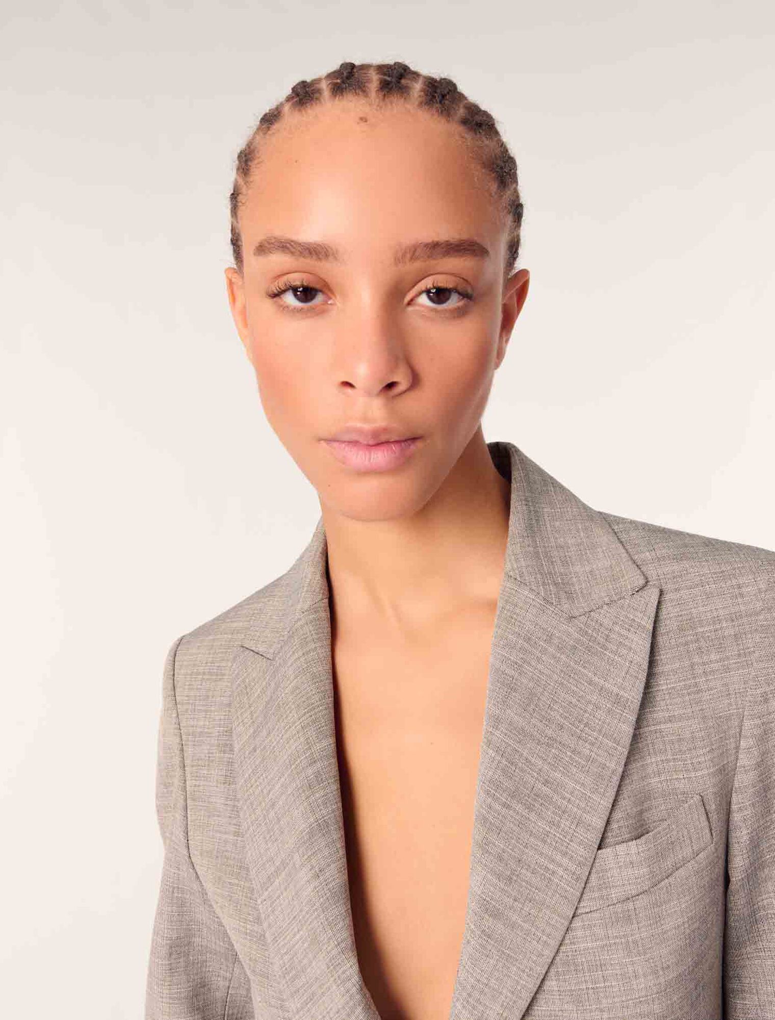 Giacca da tailleur con cintura