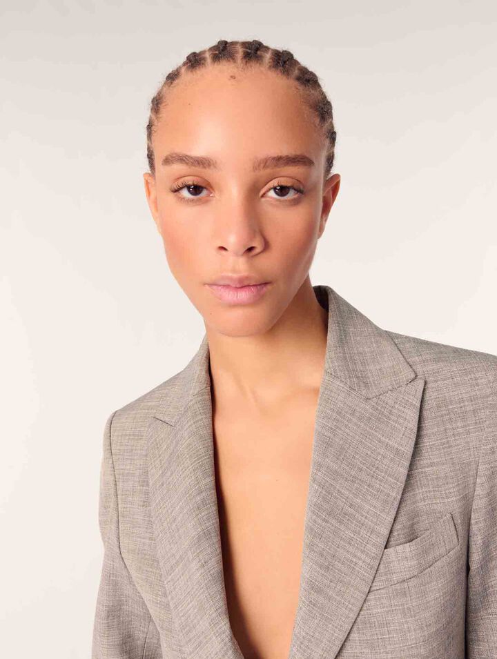 Giacca da tailleur con cintura