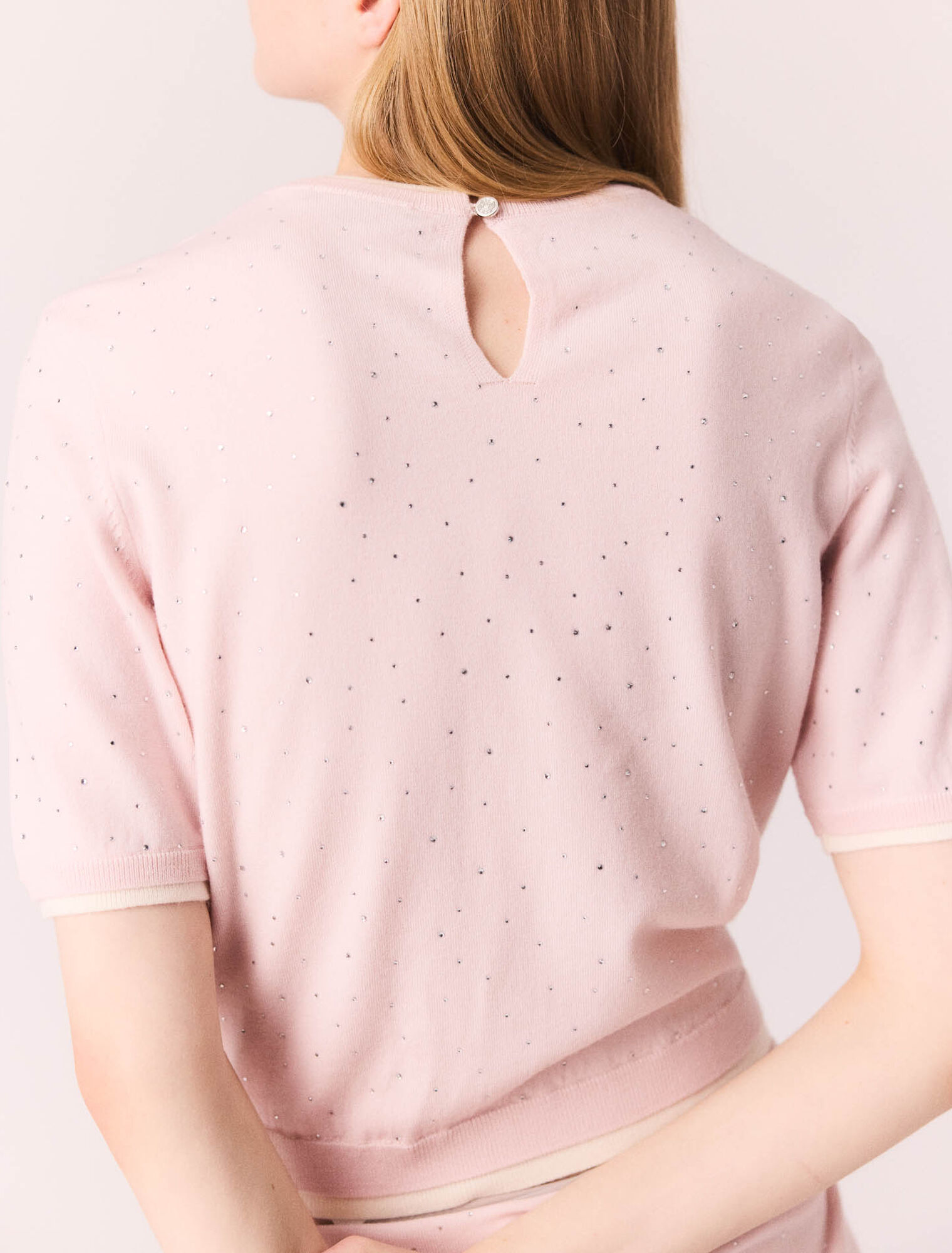 Maglione 100% lana maniche corte