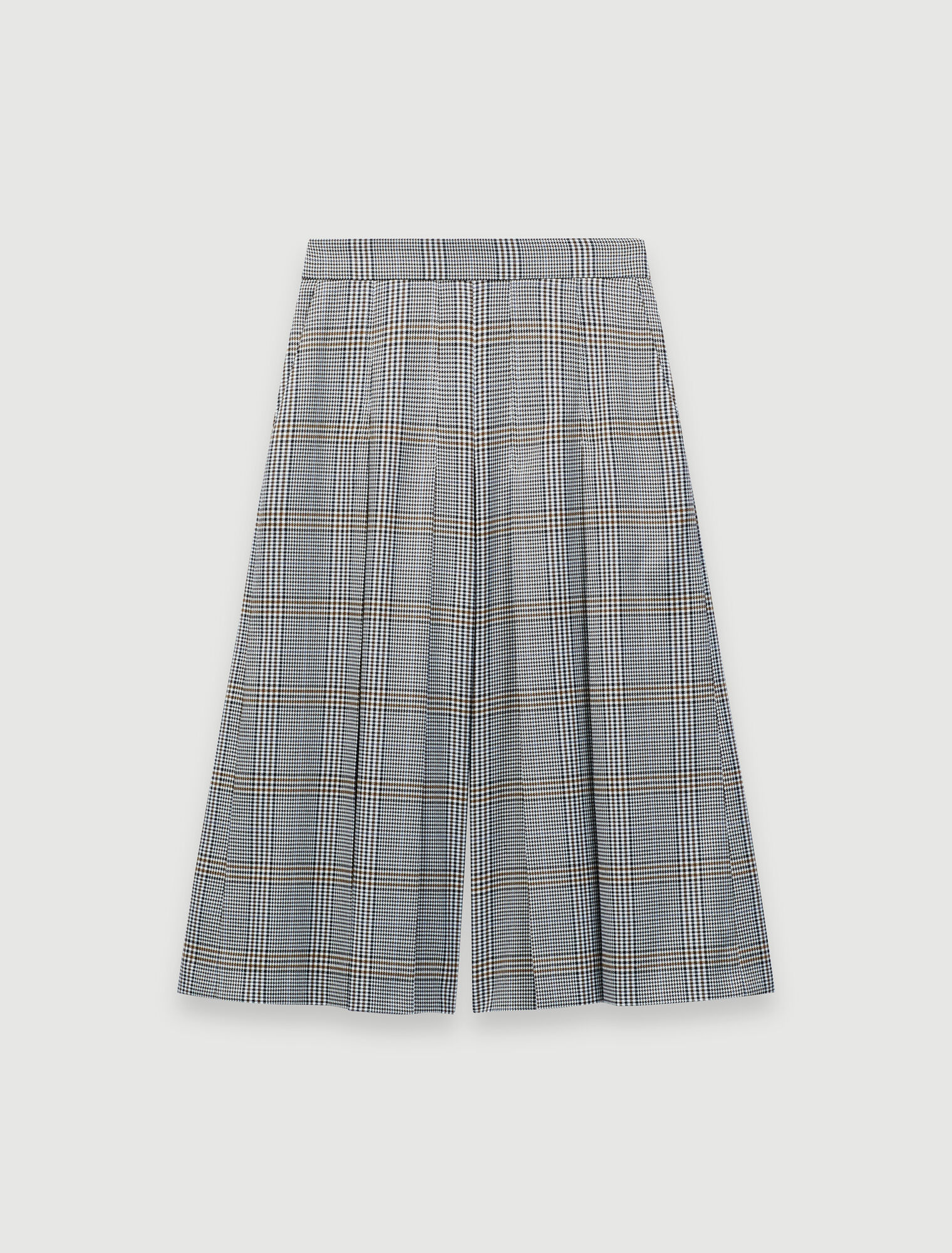 Pantaloni a quadri stile bermuda