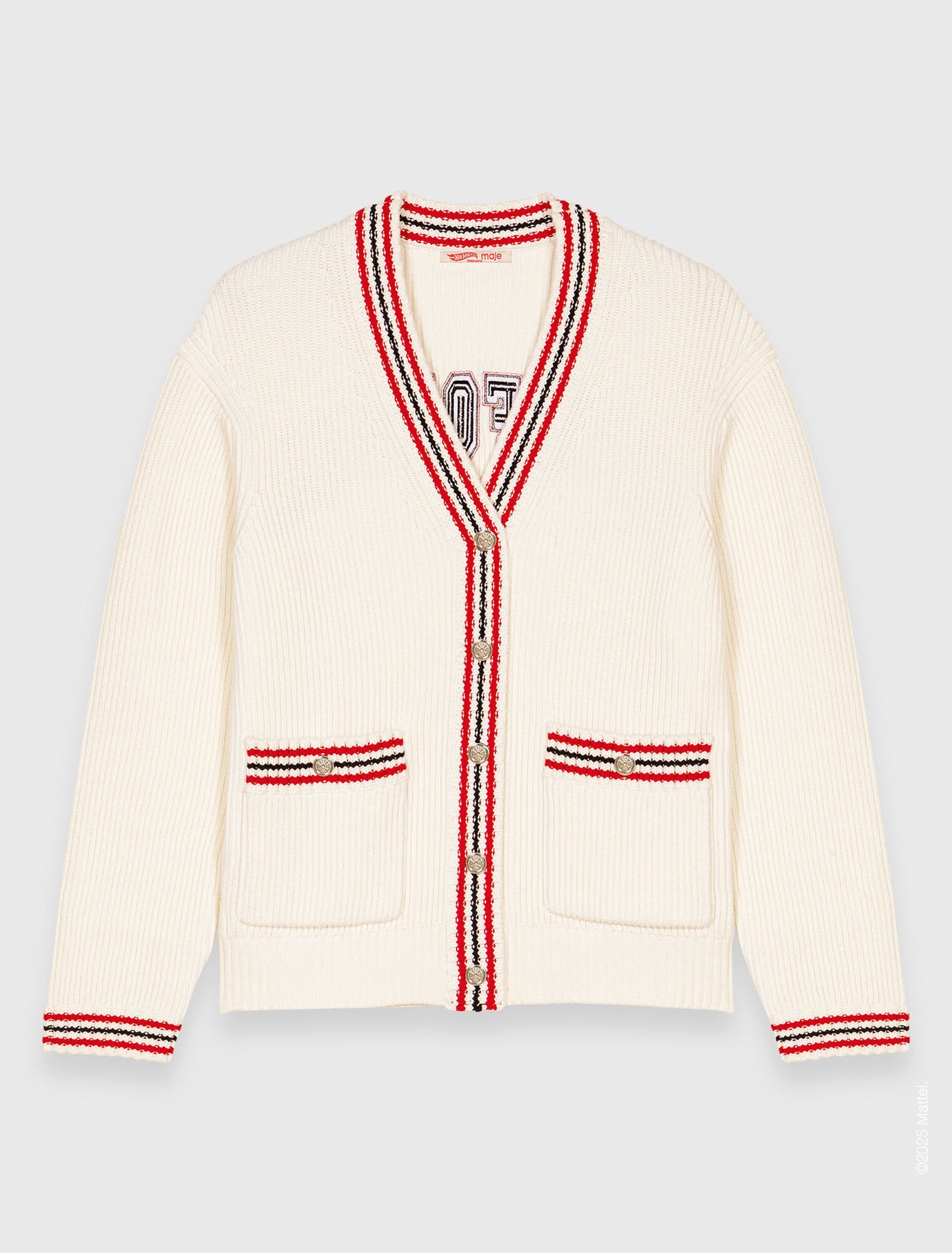 Cardigan lungo ricamato