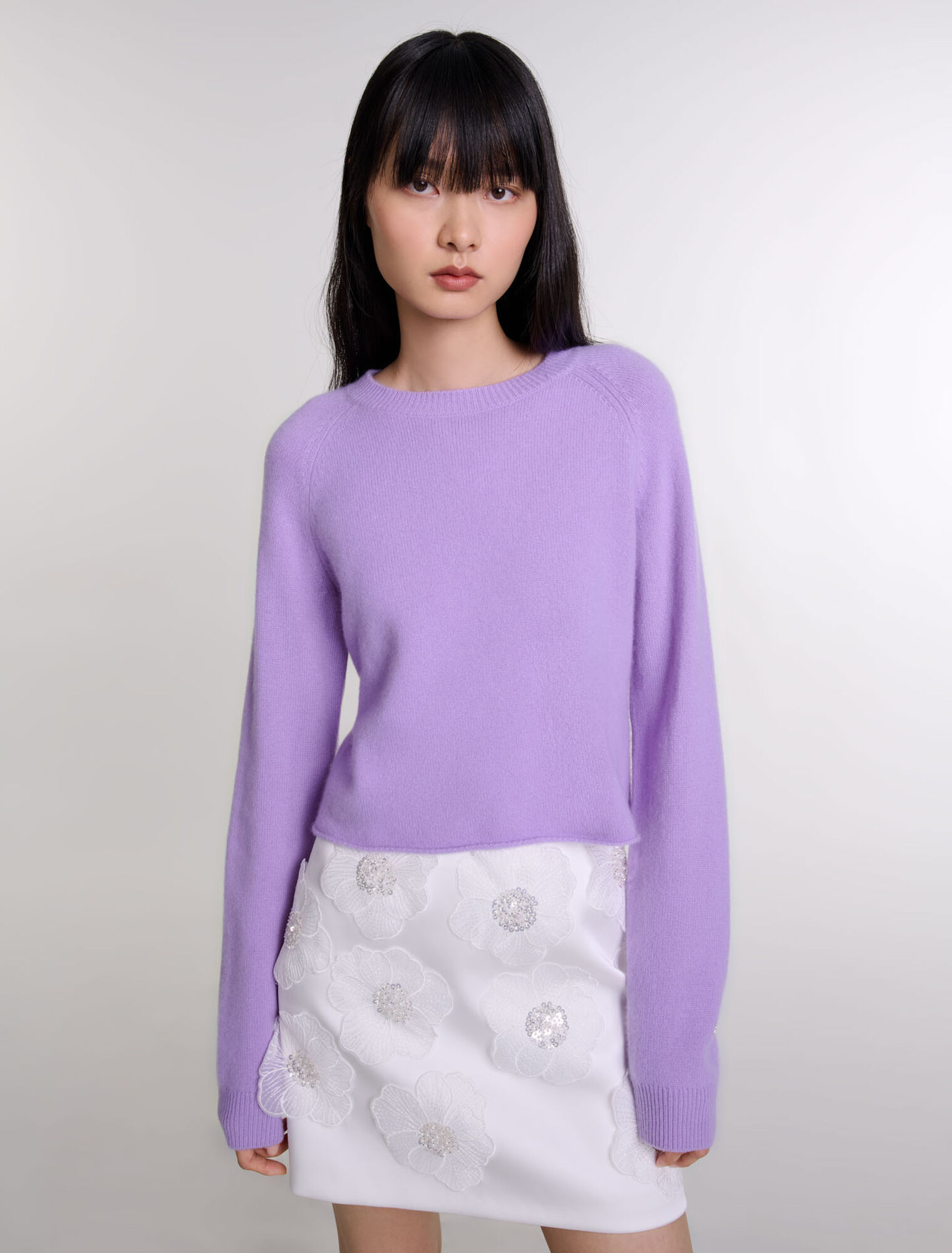 Maglione corto in cashmere