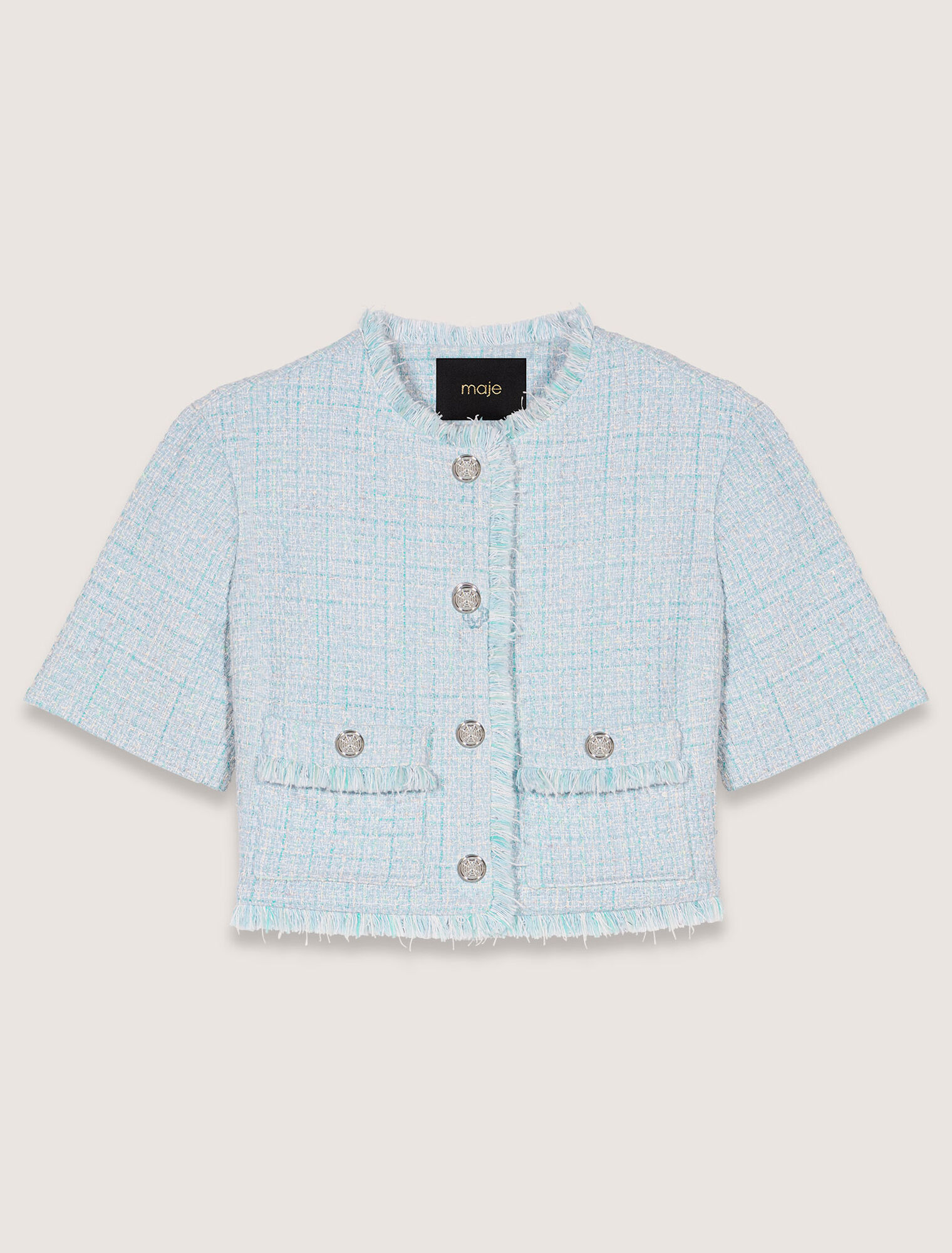 Giacca corta in tweed