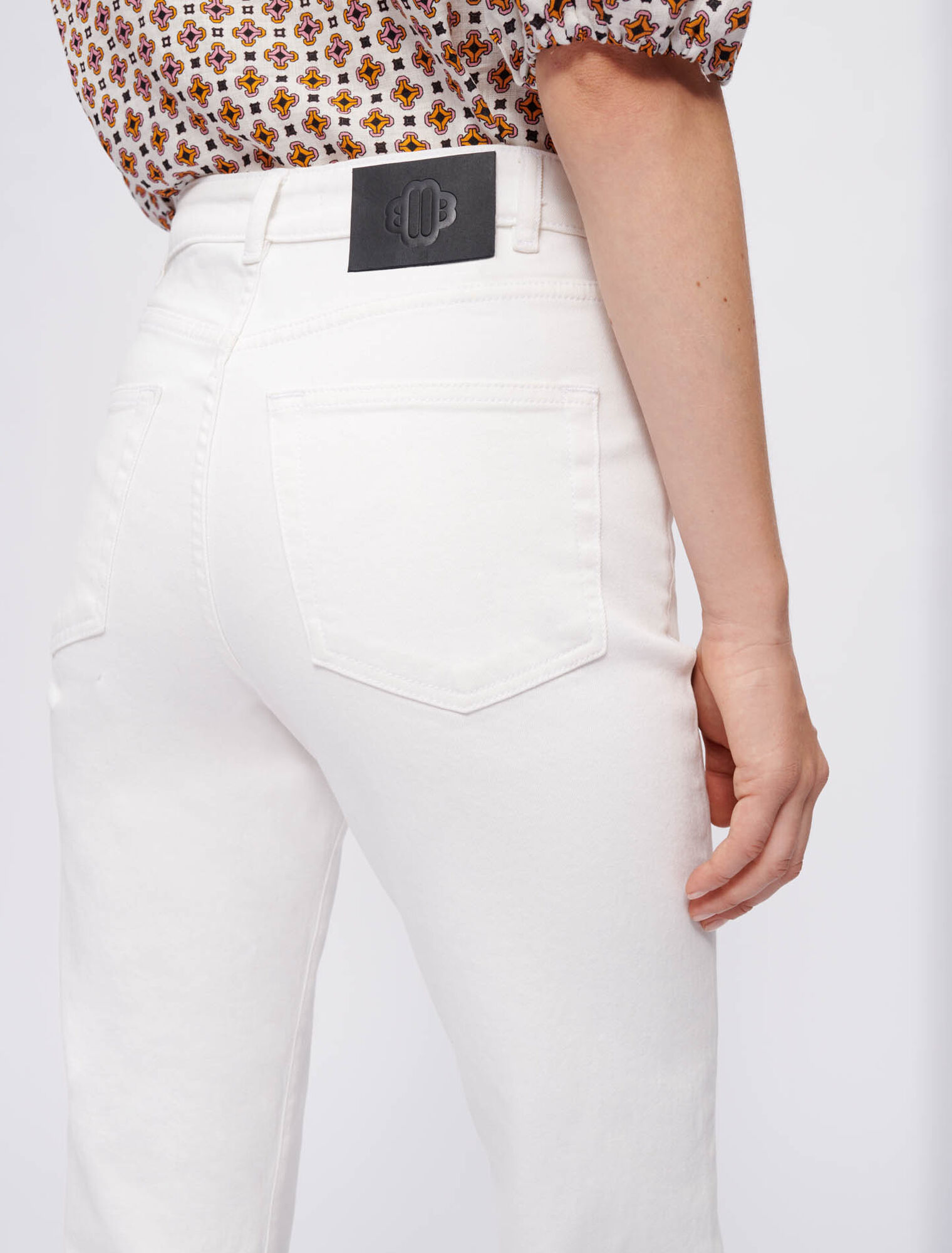 Jeans bianchi dritti