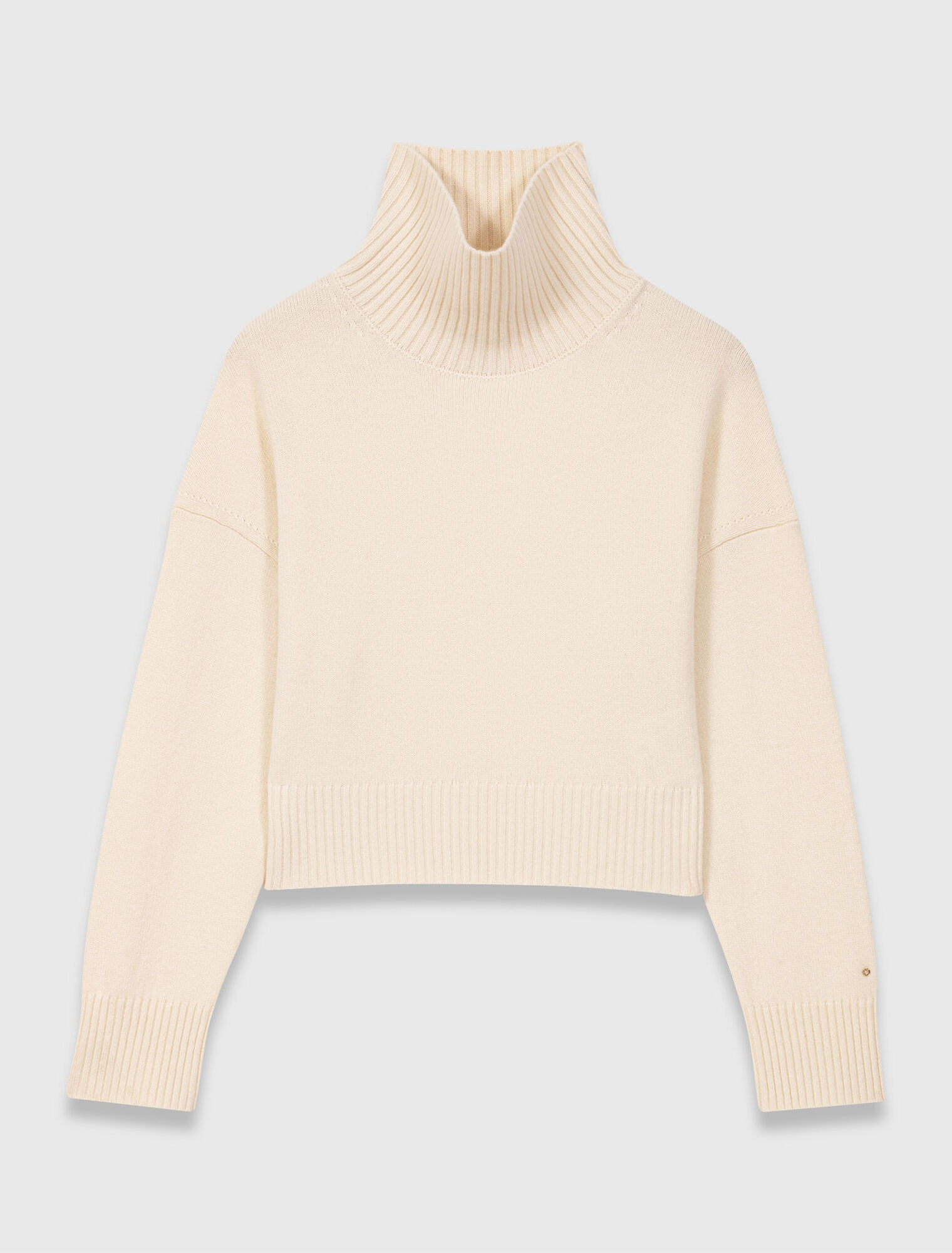 Maglione a collo alto in cachemire