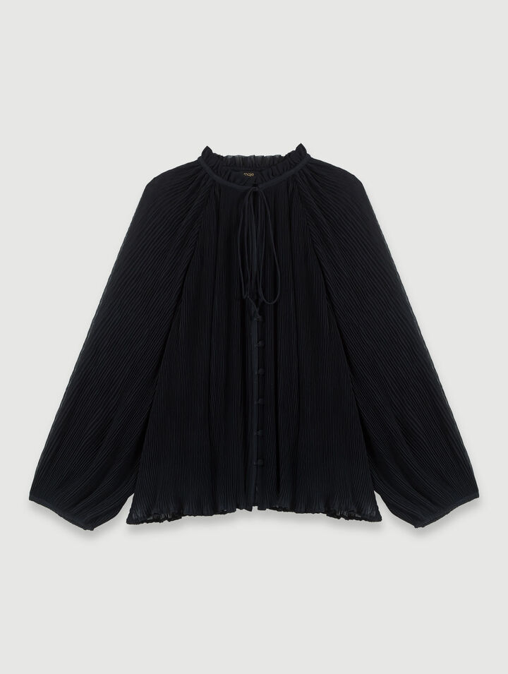Camicia plissettata
